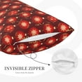 thumbnail image 3 of Honeii Christmas Red Balls Pattern Decorative Throw Pillow Case - Elevate Your Couch, Sofa, or Bed with Stylish Home Decor-16"x24", 3 of 6