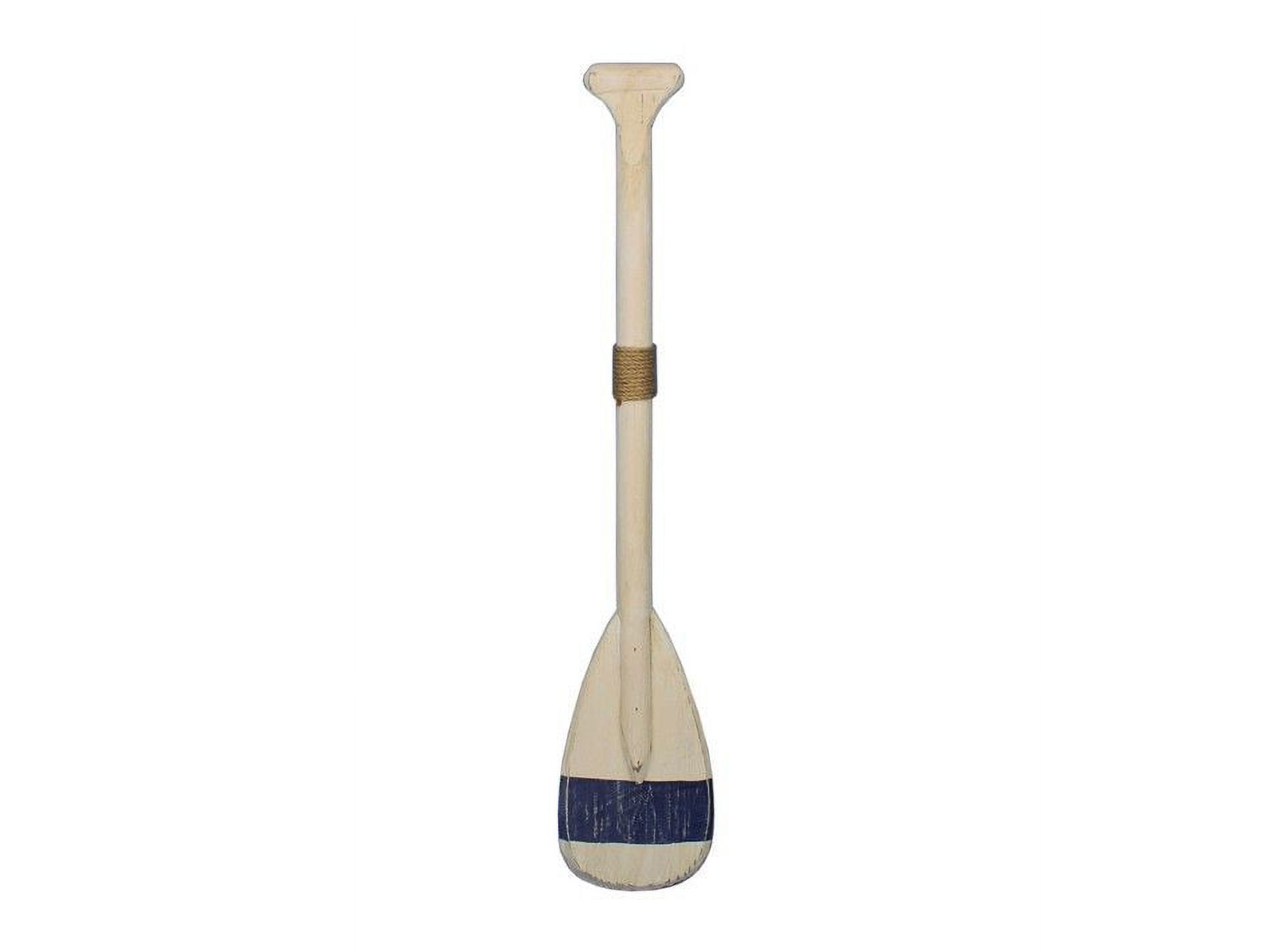 Handcrafted Decor Paddle-24-102 Wooden King Harbor Decorative Rowing Boat Paddle with Hooks- 24 in.