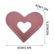 thumbnail image 5 of Marcapáginas de cuero con forma de corazón hecho a mano | Marcapáginas de lectura personalizado con funda de terciopelo | Regalo para amantes de la lectura, lectores y estudiantes, 5 of 5