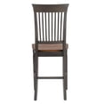 thumbnail image 7 of Sunset Trading Dakota 24-inch Slat Back Barstools Set of 2 Brown-Gray Solid Wood, 7 of 7