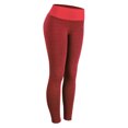 thumbnail image 1 of Mujeres Anti celulitis Leggings texturizado sólido Yoga pantalones Sportwear Rojo L Zulema Leggings de levantamiento de glúteos para mujer, 1 of 8