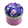 thumbnail image 1 of Alfileteros Porta alfileres Caja de almacenamiento para alfileres de costura Manualidades de costura DIY Alfileres de costura violeta, 1 of 9