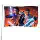 thumbnail image 1 of Star Wars: Guerras Clon Bandera impresa con temática, regalo perfecto para fanáticos, amigos y familiares, y adecuada para actividades al aire libre e interiores, decoraciones de fiesta. 60*90CM, 1 of 6