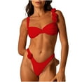 thumbnail image 2 of Daisyyozoid Maillots de Bain pour Femmes Liquidation Mode Assortie Imprimé Multicolore Ajusté Ensemble de Rassemblement, 2 of 3