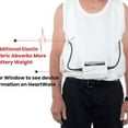 thumbnail image 2 of LVAD HeartMate 3 Men White Tank Top Shirt – Premium LVaD Clothing for Men | LvaD Gear for HeartMate II & III | Controller Battery Support | S–3XL, 2 of 4
