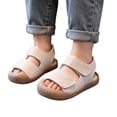 thumbnail image 5 of Oiyii Boys Basic Beach Sandals Athletic Summer Solid Color Soft Sole Outdoor Water Shoes, 5 of 5