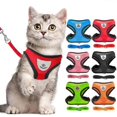 thumbnail image 2 of Arnés para gatos y mascotas, correa de malla ajustable para caminar, chaleco para cachorros, poliéster, transpirable, accesorios para gatitos, para perros pequeños y medianos, 2 of 5