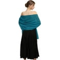 thumbnail image 1 of ORUYROP Châle Foulard Enveloppements Doux Chiffon Dentelle Pashmina pour Robes de Soirée pour occasions Formelles, 1 of 6