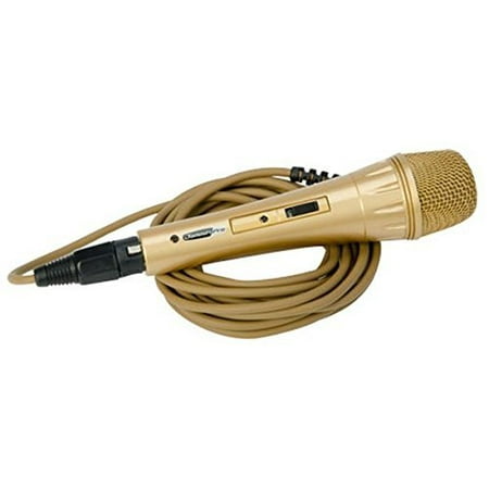 Dj Tech MIC020 Jammin Pro My Gold Handheld Mic W/ Karao