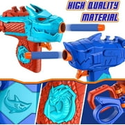 ABSOKE Electronic Shooting Target with 2 Foam Blaster Toy,Outdoor Tony Gun Gift for Kids Boys Girls Age 6-12