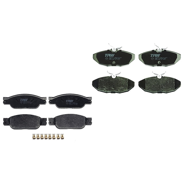 Set de Balatas Bajos Metales TRW 2004 Jaguar Kit Completo Delantero y Trasero
