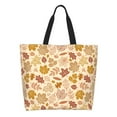 thumbnail image 1 of Fotbe Fall Leaves Bolsa Tote Estética de Lona con Estampado para Mujer - Bolsa Reutilizable de Hombro Casual para Vacaciones, Compras, Trabajo y Gimnasio, 1 of 8