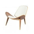 thumbnail image 1 of Sharoon Lounge Chair – Modern Luxurious Design with Sleek Wooden Legs and Premium Leather Upholstered Seat, Perfect for Relaxation and Sophisticated Living Spaces, 1 of 6