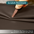 thumbnail image 4 of 5X Non-Slip Faux Leather Headrest Protector for Recliner Chair,Headrest Cover Coffee Color, 4 of 4