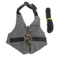 thumbnail image 2 of Rabbit Vest Adjustable Cute Bunny Vest Rabbit Harness Pet Harness with Leash, 2 of 9