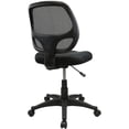 thumbnail image 2 of Nicer Furniture Mid-Back Black Mesh Computer Chair, 2 of 3