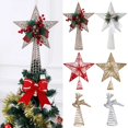 thumbnail image 2 of Adorno brillante para árbol de Navidad, estrella de cinco puntas, árbol de Navidad, cono de pino, pentagrama, decoración, Navidad, Año Nuevo, 2023, Natal, 2 of 4