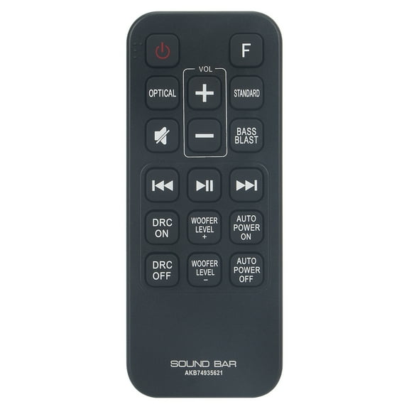 New AKB74935621 substitute COV33552424 Replace Remote Control fit for LG Sound Bar SJ2 SPJ2B-W