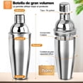 thumbnail image 4 of Cocktail Bar Set Kit 23 Piezas Utensilios de Bar, Coctelera 750ML Barra de Cocteler&iacute;a de Acero Inoxidable Juego de C&oacute;ctel con Soporte Conjuntos para el Bar, Coctelera de C&oa, 4 of 7