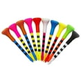 thumbnail image 1 of LYMAYTER 10Pcs Golf Ball Tee Striped Low-Resistance Tip Increase Flight Distance Stabilize Practice Training Golf Ball Holder Golf, 1 of 7