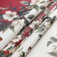 thumbnail image 4 of Christmas Floral Print Tablecloth Waterproof and Stain Resistant Table Cloth Decorative Tablecloths Suitable for Holiday/Dining/Party Use(60x120 Inch), 4 of 5