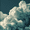 Abstract Cloudscape, variant on Qisvanset Hello Typography Canvas Wall Art 15.75x11.81 INCHES