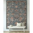 thumbnail image 2 of Well Woven Asha Liana Vintage Oriental Teal 7'7" x 9'10" Machine Washable Area Rug, 2 of 6