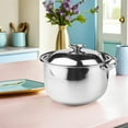 thumbnail image 4 of HINTRMENT Stainless Steel Stock Pot with Lid Multipurpose Stewing Pot for Households 1Pcs, 4 of 8
