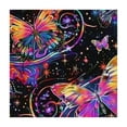 thumbnail image 4 of Acheng Butterflies Stars Swirls Square Tablecloth Washable for Home Kitchen Outdoor Decoration 100% Polyester Fiber 40*40, 4 of 8