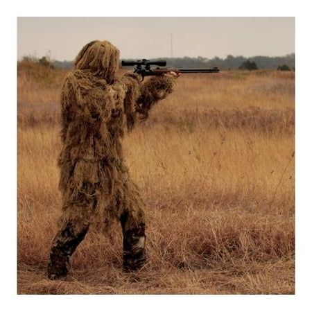 2-Piece Ghillie Suit Parka Desert - Medium/Large (The Best Ghillie Suit)