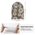 thumbnail image 2 of Lsque Dandelion Flower Pattern Knitted Beanie, Unisex Winter Hat, Knit Hat Winter Beanies Thick Fisherman Beanies Cuffed Plain Skull Caps, 2 of 6
