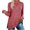 Red, variant on Scyoekwg Classic Solid Color Womens Long Sleeve Tunic Tops Trendy Crewneck Going Out Tops Casual Lightweight Dressy Blouses Loose Pullover (Dark Gray,M)