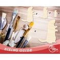 thumbnail image 3 of Unfinished Wood Standing Groundhog Shape | Groundhog Day | DIY Craft Cutout 6" / 1/4", 3 of 3