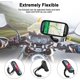 thumbnail image 3 of Soporte impermeable para teléfono de motocicleta con rotación de 360°, soporte para teléfono inteligente con cubierta para lluvia, soporte para teléfono para espejo retrovisor de motocicleta de hasta, 3 of 5