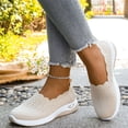 thumbnail image 5 of Willtoo Women's Mesh Walking Orthopedic Shoes Lightweight and Breathable Slip Casual Sports Shoes Soft Soled Casual for Summer, 5 of 6