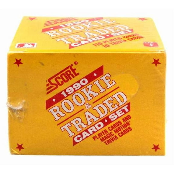 MLB 1990 Score Baseball Cards 1990 Rookie & Traded Trading Card Set