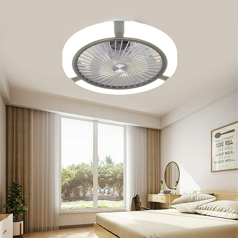 Miumaeov Enclosed Ceiling Fan With