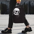 thumbnail image 2 of Lukts Gothic Skull Drape Pattern 15 Inch Student Backpack, Waterproof Laptop Backpack with Adjustable Shoulder Straps, Lightweight Travel, Campus Backpack, Unisex, 2 of 6