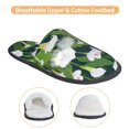 thumbnail image 3 of Slippers for Women, Calla Lily Flowers Bouquet Womens Slippers Fuzzy Winter House Shoes, Soft Anti-Skid Slippers Indoor and Outdoor, 3 of 5