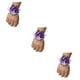 thumbnail image 5 of Bearachild Ramillete de muñeca de rosa de satén hecho a mano de larga duración para bodas y graduaciones elástica única N8 púrpura Type1 NO1, 5 of 6