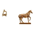 thumbnail image 1 of Estatua De Caballo Pensador Abstracta Creativa, Estatuilla Artesanal, Escultura De Resina Grabada Con Animales Para Decoración De Sala De Estar, Hogar Y Oficina., 1 of 8