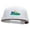White, variant on Keep On Running Embroidered Superior Cotton Twill Flat Bill Snapback Prostyle Cap - White OSFM