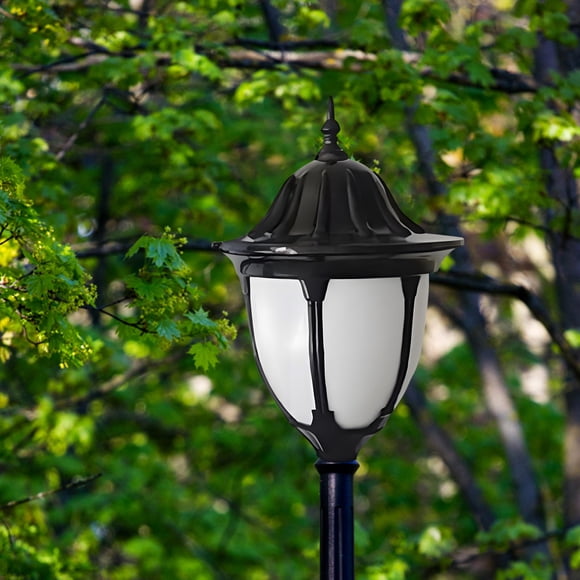 SEWACC White Acrylic Lamp Shade for Outdoor Pole Lights Garden Lamp Post Replacement Cover