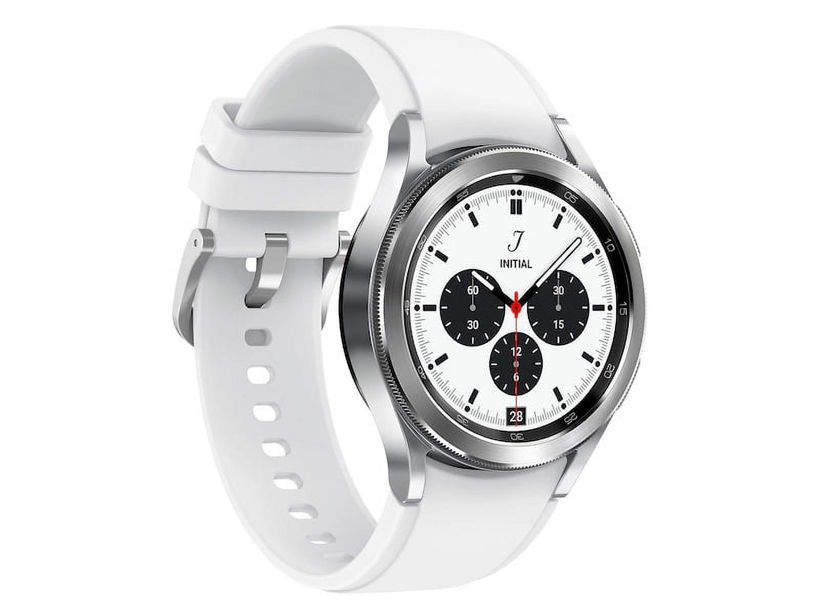 Samsung Galaxy Watch4 Classic 42mm Smart Watch w/ Bluetooth, Stainless Steel, Silver - image 2 of 6