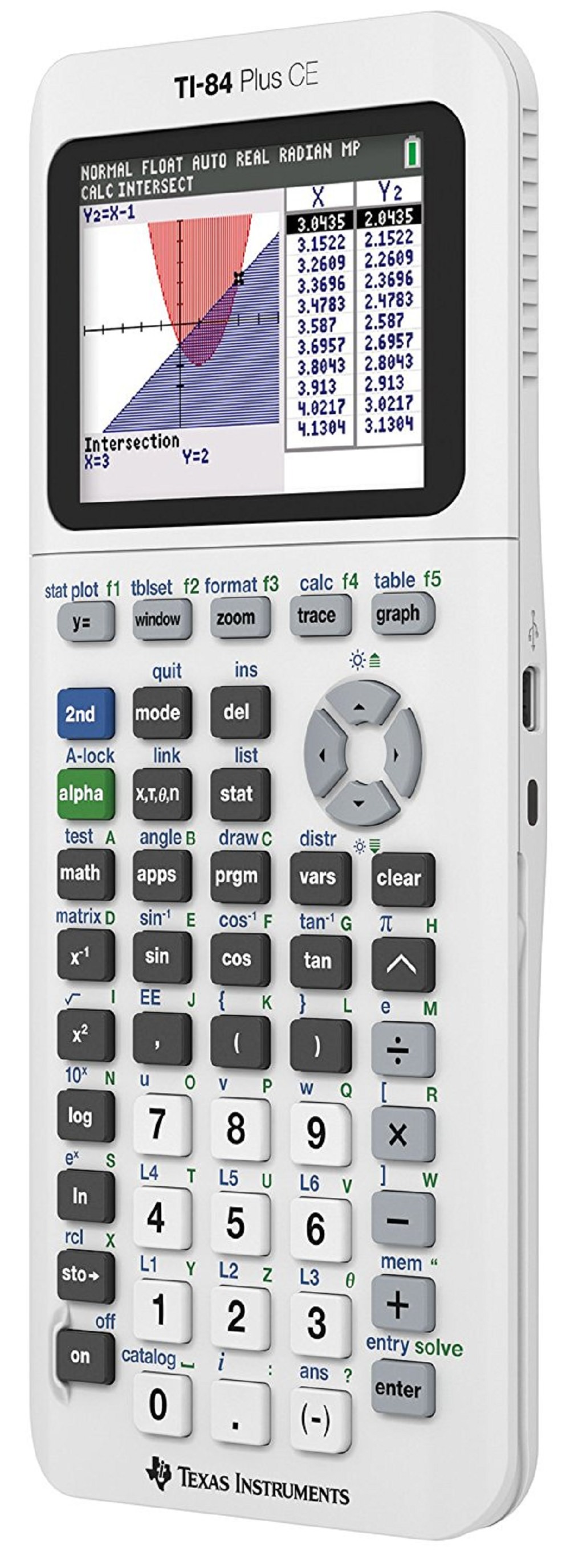 Texas Instruments TI-84 Plus CE Graphing Calculator, White - image 2 of 3