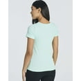 thumbnail image 4 of 5 Pack: Women's Soft Ribbed Short Sleeve V-Neck T-Shirt Casual Summer Tee Shirts, 4 of 6