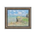 thumbnail image 4 of Cliff Walk by Claude Monet Framed Wall Art Print, Seaside Artwork in Impressionist Art Style, 11x14, 2413, 4 of 6