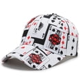 thumbnail image 2 of Boy's Snapback Cap Poker Game Playing Card Cotton Baseball Hat Cap Cool Hip Hop Trucker Hat Men Women Adjustable Baseball CapsAdjustable Gao Jinjia LED, 2 of 2