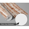 thumbnail image 5 of S4Sassy Rustic Wood Wallpaper - Commercial Space Wall Covering, 25" X 120" Self-Adhesive Plain Vinyl Wallpaper, Decorative Walls Wrap, Easy Diy Wall Covering For Retail, Office Spaces - Brown, 5 of 7