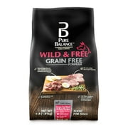 Pure Balance Wild & Free Grain-Free Grass-Fed Beef & Boar Recipe Dry Dog Food, 4 lb
